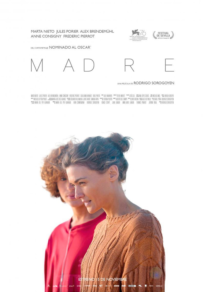 Póster de la película Madre dirigida por Rodrigo Sorogoyen. Proyecto de marketing de la agencia MuchoFoco.