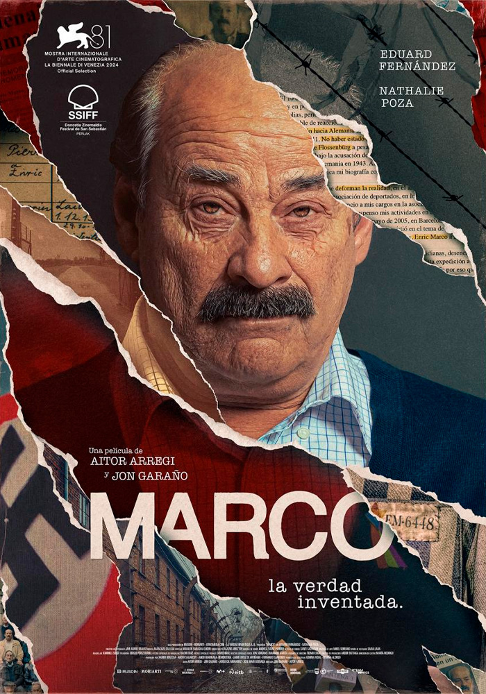 Póster de la película Marco dirigida por los Moriarti. Proyecto de marketing de la agencia MuchoFoco.