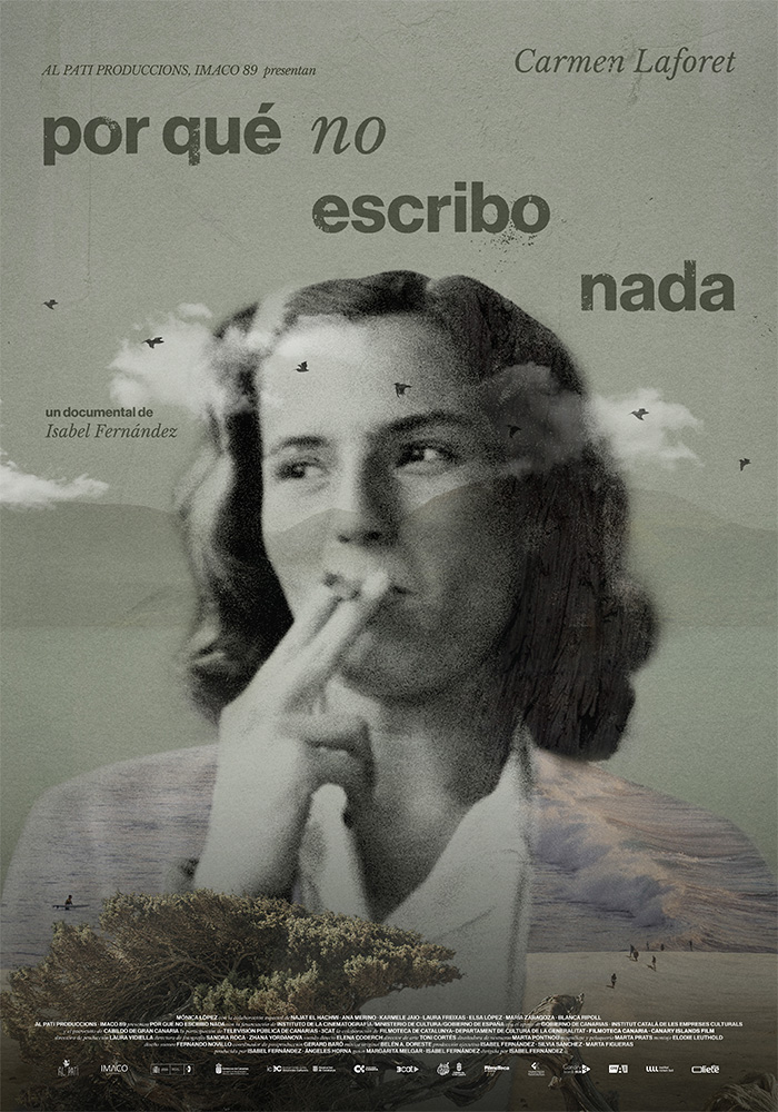 Póster de la película Por qué no escribo nada dirigida por Isabel Fernéndez. Proyecto de marketing de la agencia MuchoFoco.